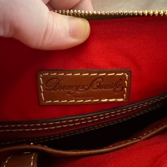 Dooney & Bourke Red Pebble Leather Crossbody Bag - Picture 5 of 13